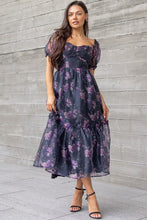 Load image into Gallery viewer, Tessa Tulle Dress with Puff Slave Sweetheart, Neckline Crisscross backing lined.