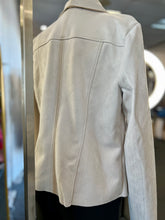 Load image into Gallery viewer, Nicole Natural Suede Stretchy Moto Jacket