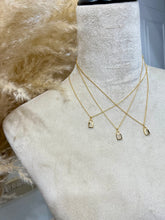 Load image into Gallery viewer, Selena Gold Initial Dainty Necklace