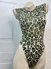 Load image into Gallery viewer, Daysi Green/Black Animal Print Bodysuit