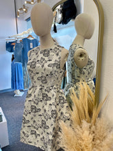 Load image into Gallery viewer, Sienna Navy Blue or White Floral Short Night Dress