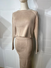 Load image into Gallery viewer, Lauren Two Piece Knitted Cozy Sweater Skirt Set