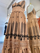 Load image into Gallery viewer, Esperanza Maxi Mustard Dress Open Back