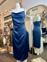 Load image into Gallery viewer, Galilea Brown or Wine Spaghetti Sleeve Long Side Slit Dress