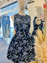 Load image into Gallery viewer, Sienna Navy Blue or White Floral Short Night Dress