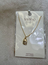 Load image into Gallery viewer, Selena Gold Initial Dainty Necklace