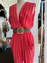 Load image into Gallery viewer, Claudia Slate Blue or Pink Drop Shoulder Belt Detail Jumper