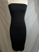 Load image into Gallery viewer, Kate Black Strapless Basic Tube Dress