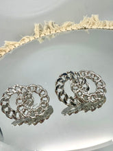 Load image into Gallery viewer, Gold or Silver Chain Post Back Earrings