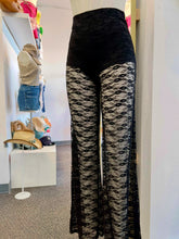 Load image into Gallery viewer, Shanik Black or White Lace Pants