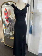 Load image into Gallery viewer, Abigail Red, Royal or Black Stretchy Off The Shoulder Gown