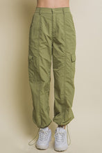 Load image into Gallery viewer, Laura Olive, Light Gray or Black Parachute Pants