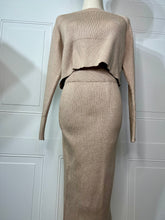 Load image into Gallery viewer, Lauren Two Piece Knitted Cozy Sweater Skirt Set