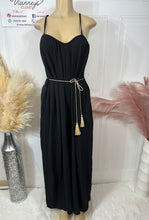 Load image into Gallery viewer, Aura Hot Pink or Black Sheer Wide Leg Palazzo Jumpsuit