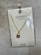 Load image into Gallery viewer, Selena Gold Initial Dainty Necklace