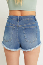 Load image into Gallery viewer, Bethany Denim High Waist Frayed Hem Shorts