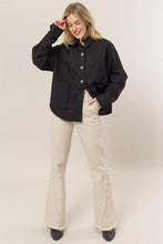 Load image into Gallery viewer, Jenna Brushed Twill Trucker Jacket
