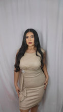 Load image into Gallery viewer, Carolina Short Shimmery Dress No sleeves