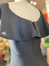 Load image into Gallery viewer, Vanessa Black V Neck Flowy Sleeves Maxi Dress