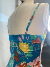 Load image into Gallery viewer, Lucianna Pink/Multicolor Blue Mullti or Mint Multi Spaghetti Strap Midi Dress