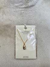 Load image into Gallery viewer, Selena Gold Initial Dainty Necklace