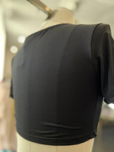 Load image into Gallery viewer, Berenice Black Short Sleeve V Neck Dress w/ Side Cut Out