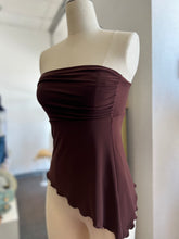 Load image into Gallery viewer, Gabriela White or Chocolate High Low Sleeveless Top