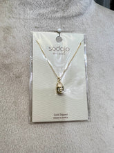 Load image into Gallery viewer, Selena Gold Initial Dainty Necklace