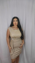 Load image into Gallery viewer, Carolina Short Shimmery Dress No sleeves