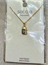 Load image into Gallery viewer, Selena Gold Initial Dainty Necklace