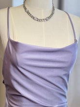 Load image into Gallery viewer, Lucy Lavender Stretchy Spaghetti Strap Dress