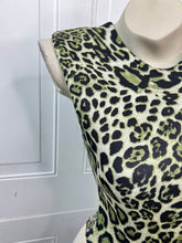 Load image into Gallery viewer, Daysi Green/Black Animal Print Bodysuit