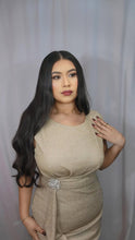 Load image into Gallery viewer, Carolina Short Shimmery Dress No sleeves