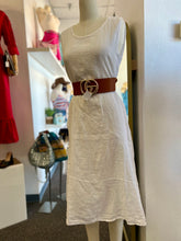 Load image into Gallery viewer, Karin White Linen Maxi Dress