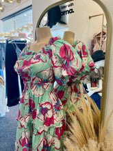 Load image into Gallery viewer, Florence Floral print Maxi Dress with Lining