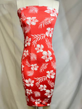 Load image into Gallery viewer, Griselda Coral Floral Strapless Tube Dress
