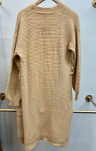 Load image into Gallery viewer, Hayven Mustard Self Tie Long Cardigan