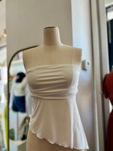 Load image into Gallery viewer, Gabriela White or Chocolate High Low Sleeveless Top