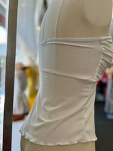 Load image into Gallery viewer, Gabriela White or Chocolate High Low Sleeveless Top