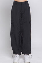 Load image into Gallery viewer, Laura Olive, Light Gray or Black Parachute Pants