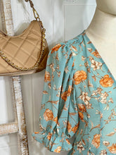 Load image into Gallery viewer, Clearance Clarissa Floral Chiffon V Neck Button Down Short Sleeve Top