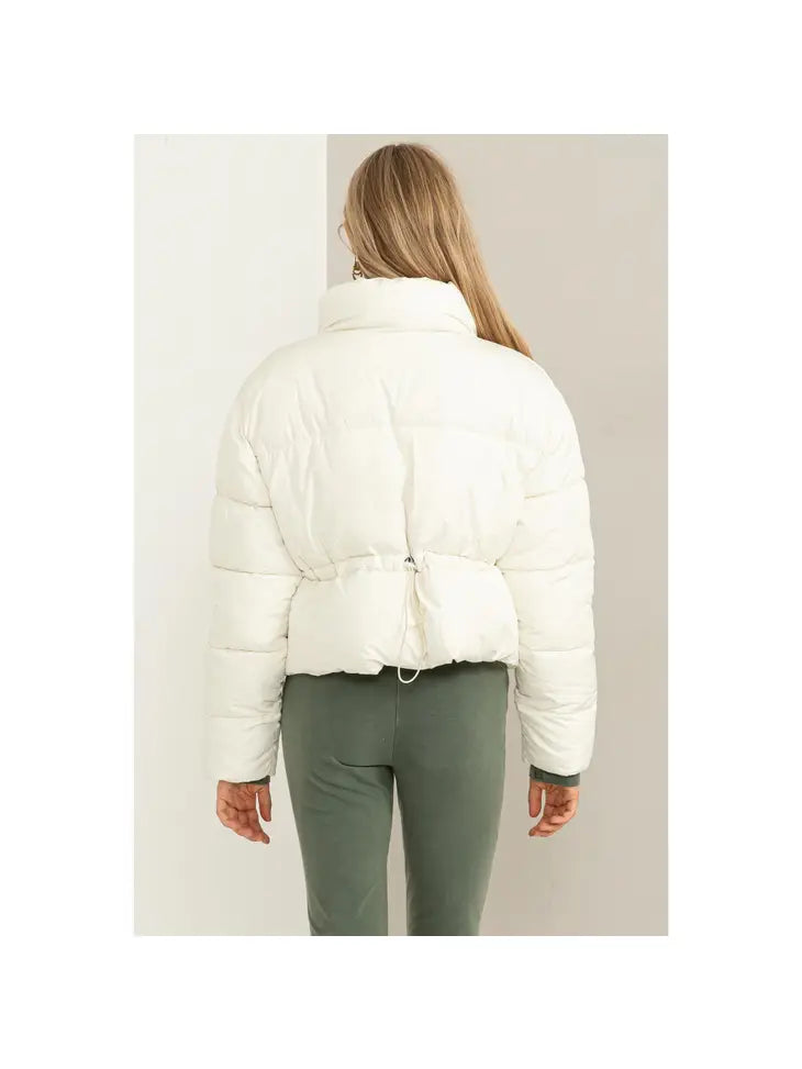 Emily weekend Ivory puffer jacket – Vianney's Closet
