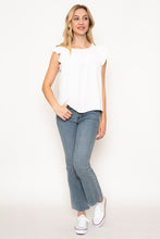 Load image into Gallery viewer, Gina Moss/Gray, Black or White Sleeveless Round Neck Top