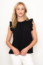 Load image into Gallery viewer, Gina Moss/Gray, Black or White Sleeveless Round Neck Top