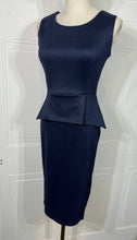 Load image into Gallery viewer, *CLEARANCE* Sparkly Navy Blue Sleeveless Midi Dress