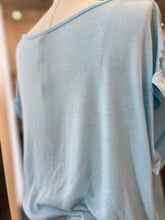 Load image into Gallery viewer, Allesha Celeste Satin Round Neck Top