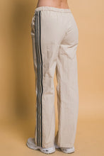Load image into Gallery viewer, Jessie Khaki & Black Striped Joggers