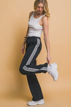 Load image into Gallery viewer, Jessie Khaki & Black Striped Joggers