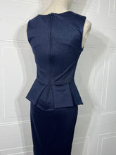 Load image into Gallery viewer, *CLEARANCE* Sparkly Navy Blue Sleeveless Midi Dress