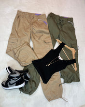Load image into Gallery viewer, Belinda Olive or Khaki 6 Pocket Cargo Pants